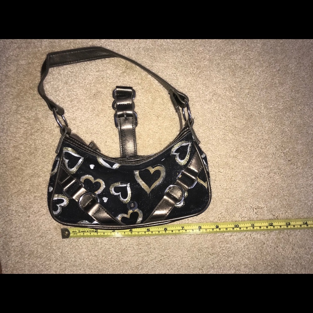 Black mini bag for girls
